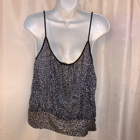 BALENCIAGA size 38 abstract print string tank top - Picture 11 of 11